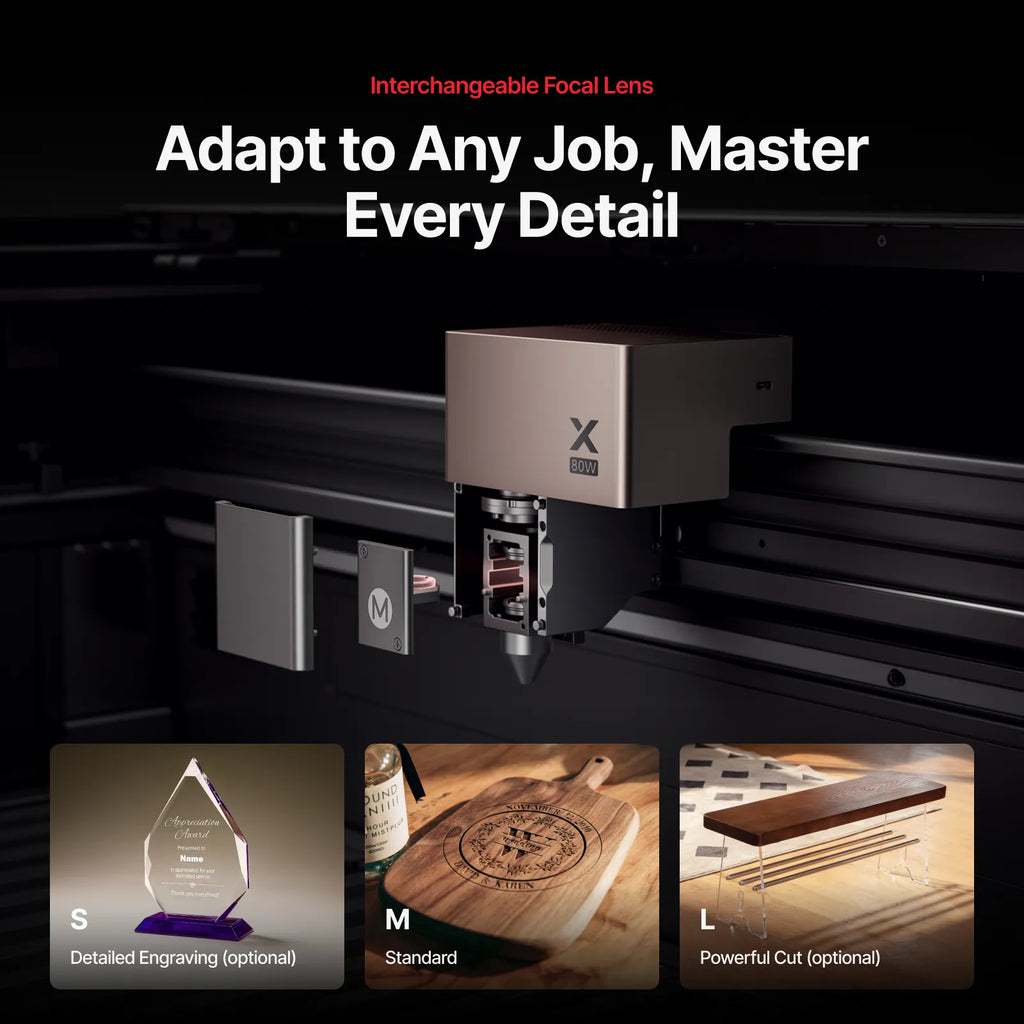 xTool P3 80W Flagship CO2 Laser Cutter with Intelligent Automation