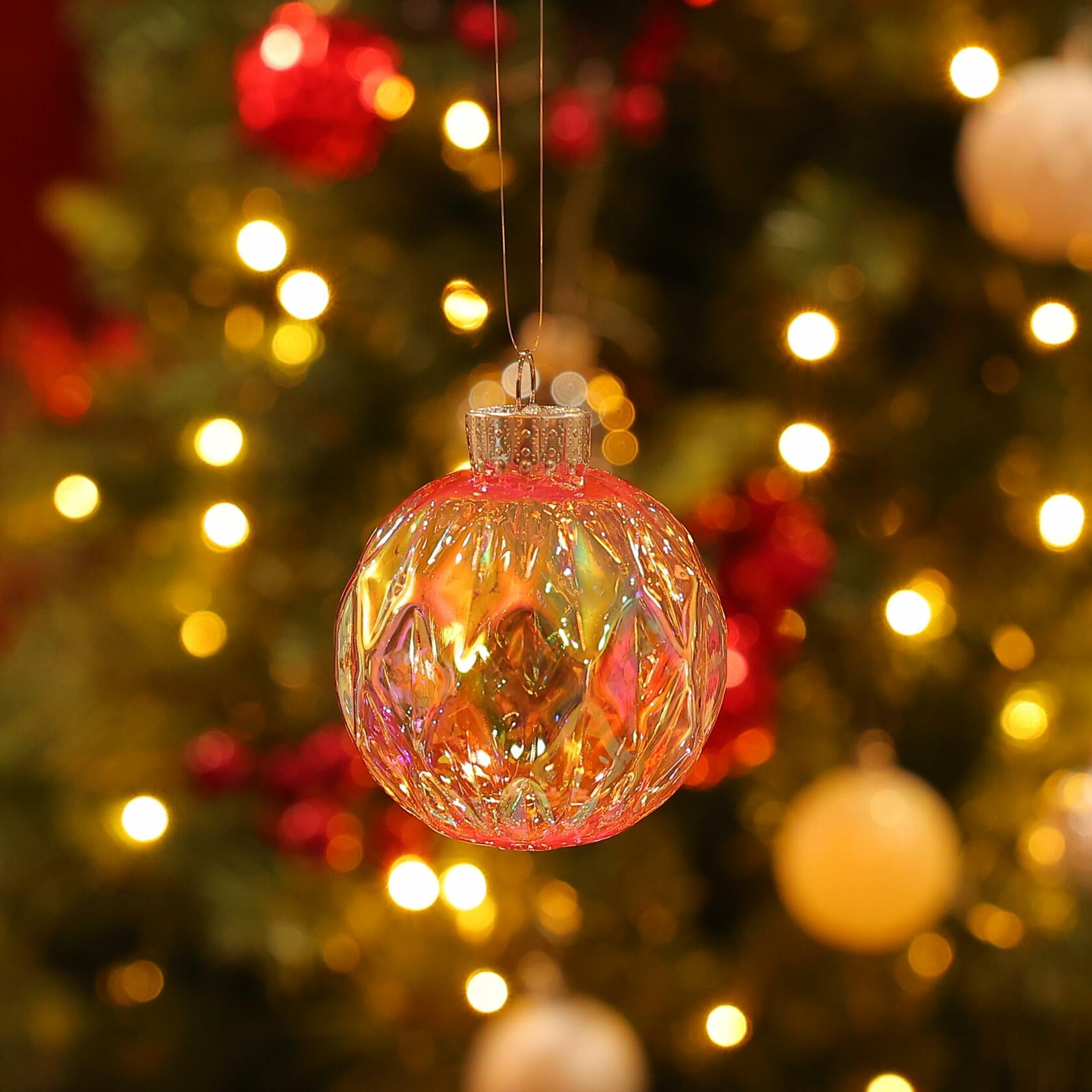 MOONET 25Pcs 2.64in Shatterproof Colored Christmas Decoration Balls Style-2